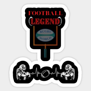 Rugby Legends Sticker